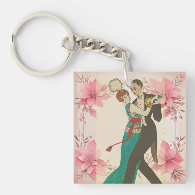 Carte Postale Keychain (Front)