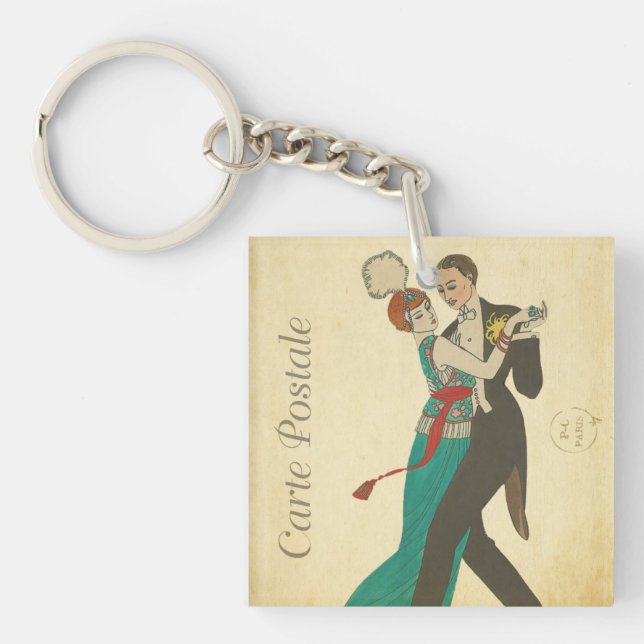 Carte Postale Keychain (Front)