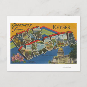Carte Postale Keyser, Virginie-Occidentale - Grandes Scènes