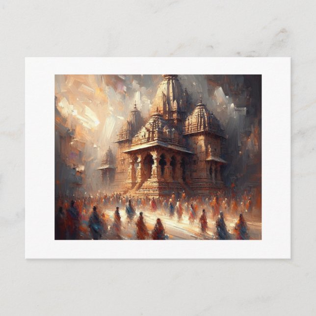 Carte Postale Khanjuraho Temple Inde, (Devant)