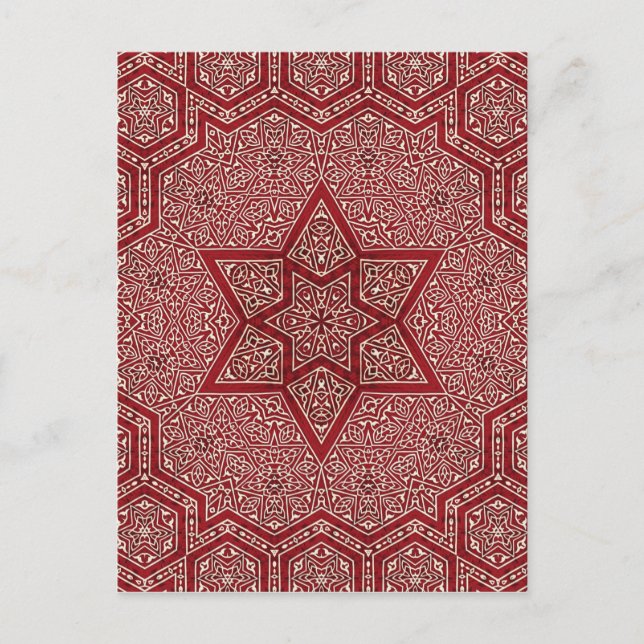Carte Postale khayameya rouge (Devant)