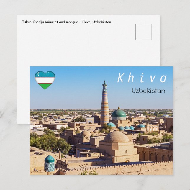 Carte Postale Khiva - Ouzbékistan (Devant / Derrière)