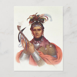 Carte Postale Ki-On-Twog-Ky ou 'Complanter', chef de Seneca