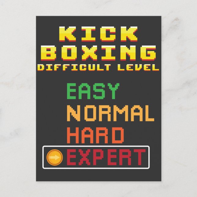 Carte Postale Kick Boxing Martial Arts Coach Console Expert (Devant)