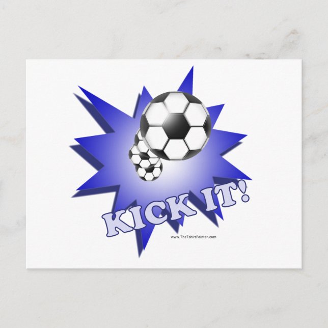 Carte Postale Kick It! (Devant)