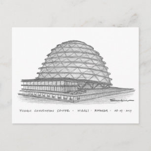 Carte Postale Kigali Convention Center, Kigali, Rwanda