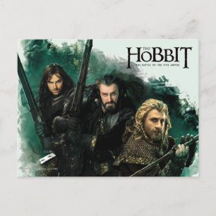 Carte Postale Kili, THORIN OAKENSHIELD™, & Fili Graphic