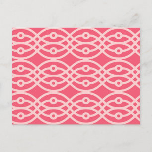 Carte Postale Kimono imprimé, corail rose profond