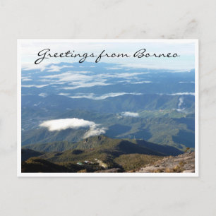 Carte Postale kinabalu borneo salutations