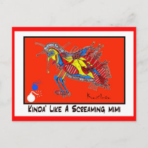 Carte Postale KINDA' COMME UN SCREAMING MIMI collectible trade