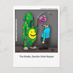 Carte postale Kinder, Gentler Grim Reaper