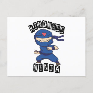 Carte Postale Kindness Ninja