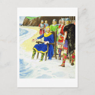 Carte Postale King Canute (c.995-1035) de 'Peeps into the Past