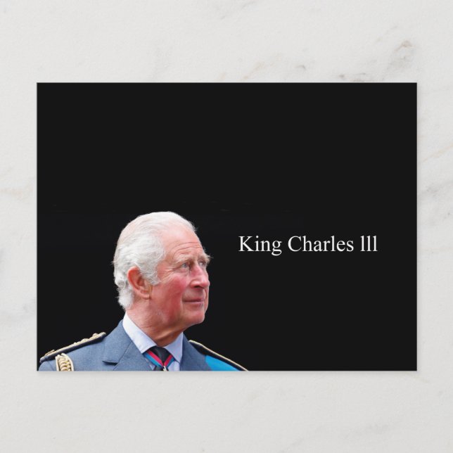 Carte postale King Charles lll (Devant)