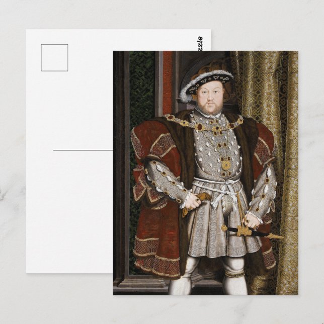 Carte Postale King Henri VIII (Devant / Derrière)
