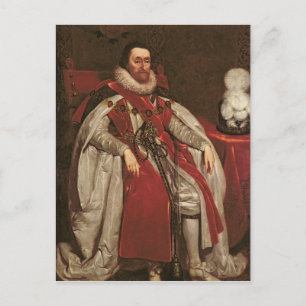 Carte Postale King James I of England and VI of Scotland, 1621