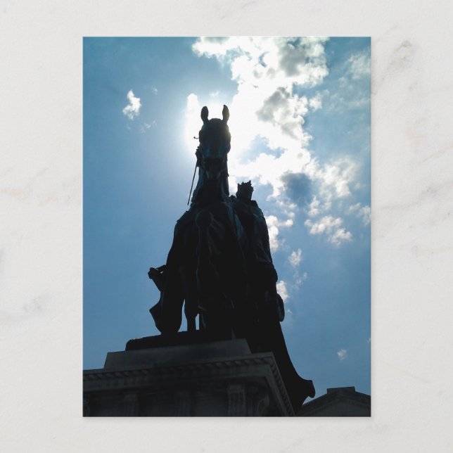 Carte Postale King Louis IX, Art Hill, Forest Park (Devant)