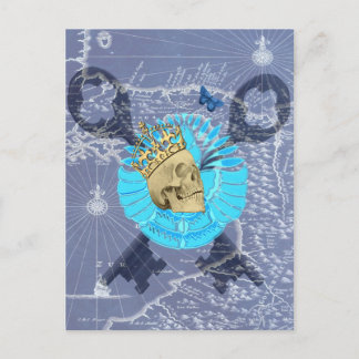 Carte Postale King Skull