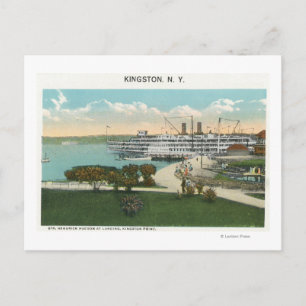Carte Postale Kingston Point Vue de Hendrick Hudson Steamer