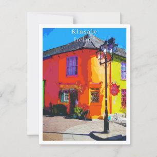 Carte Postale Kinsale Cork Irlande Style rétro