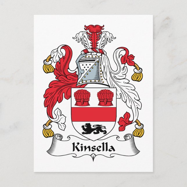 Carte Postale Kinsella Family Crest (Devant)