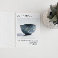 Carte postale Kintsugi Pottery