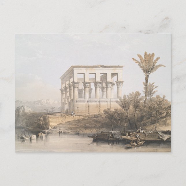 Carte Postale Kiosque de Trajan, hypaethral Temple à Philae Egyp (Devant)