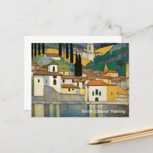 Carte Postale Kirche Cassone Gustav Klimt peinture paysage