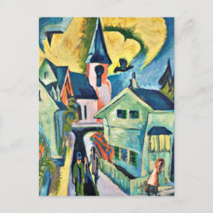 Carte Postale Kirchner - Konigstein avec l'église rouge