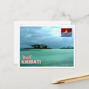 Carte Postale Kiribati - puits - Vue mer -