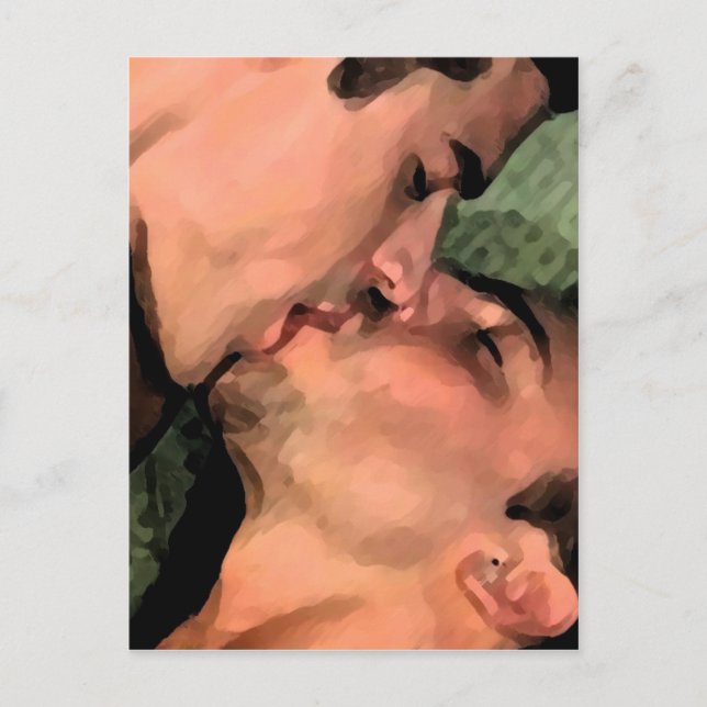 Carte Postale Kiss latin (Devant)