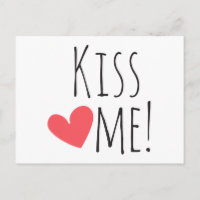 Kiss Me Love Red Heart Penser À Vous, Bonjour