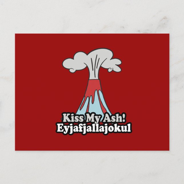 CARTE POSTALE KISS MON ASH (Devant)