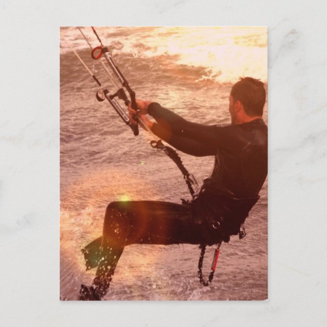 Carte postale Kiteboard (Devant)