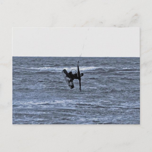 Carte postale Kitesurfer (Devant)