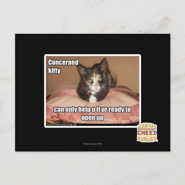 Carte Postale Kitty Concerné (Devant)