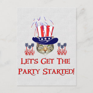 Carte Postale Kitty Independence