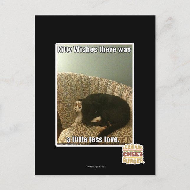 Carte Postale Kitty Wings (Devant)