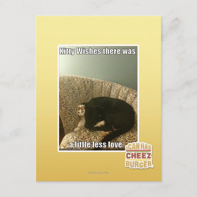 Carte Postale Kitty Wings (Devant)