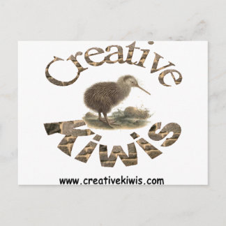 Carte Postale Kiwis créatifs 1