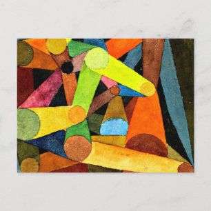 Carte Postale Klee - Aquarelle de Montagne ouverte