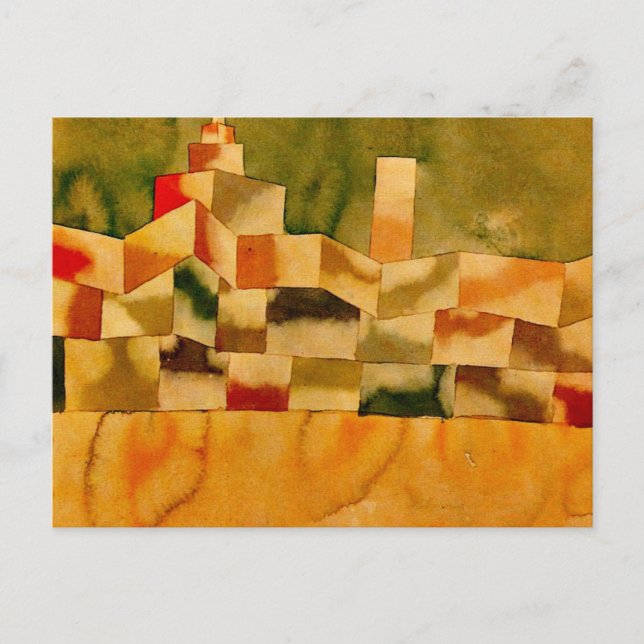 Carte Postale Klee - Architecture orientale (Devant)