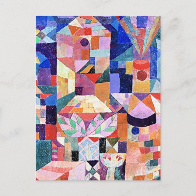 Carte Postale Klee - Burggarten (Devant)