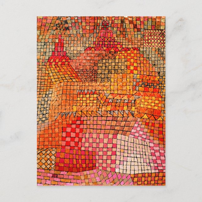 Carte Postale Klee - Château de la ville Kr (Devant)