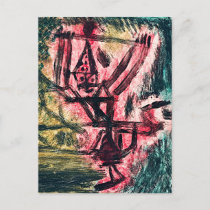 Carte Postale Klee - Clown de feu
