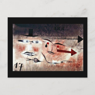 Carte Postale Klee - Dix-sept