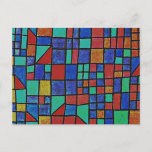 Carte Postale Klee - Façade de verre