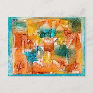 Carte Postale Klee - Fascade Brown-vert