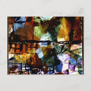 Carte Postale Klee - Fenêtres et palmiers