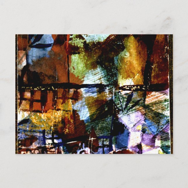 Carte Postale Klee - Fenêtres et palmiers (Devant)
